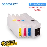 refill ink cartridge without chip for hp 711 712 711xl 712xl designjet t120 t520 t650 t630 t230 t210 printer no chip cartridge