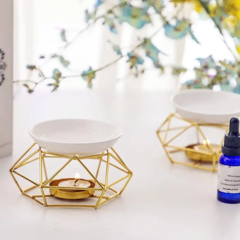 

Air 70ML Aroma Oil Diffuser Aromatherapy Burner Iron Aroma Oil Lamp Gifts And Crafts Home Decoration Essential Oil Burner