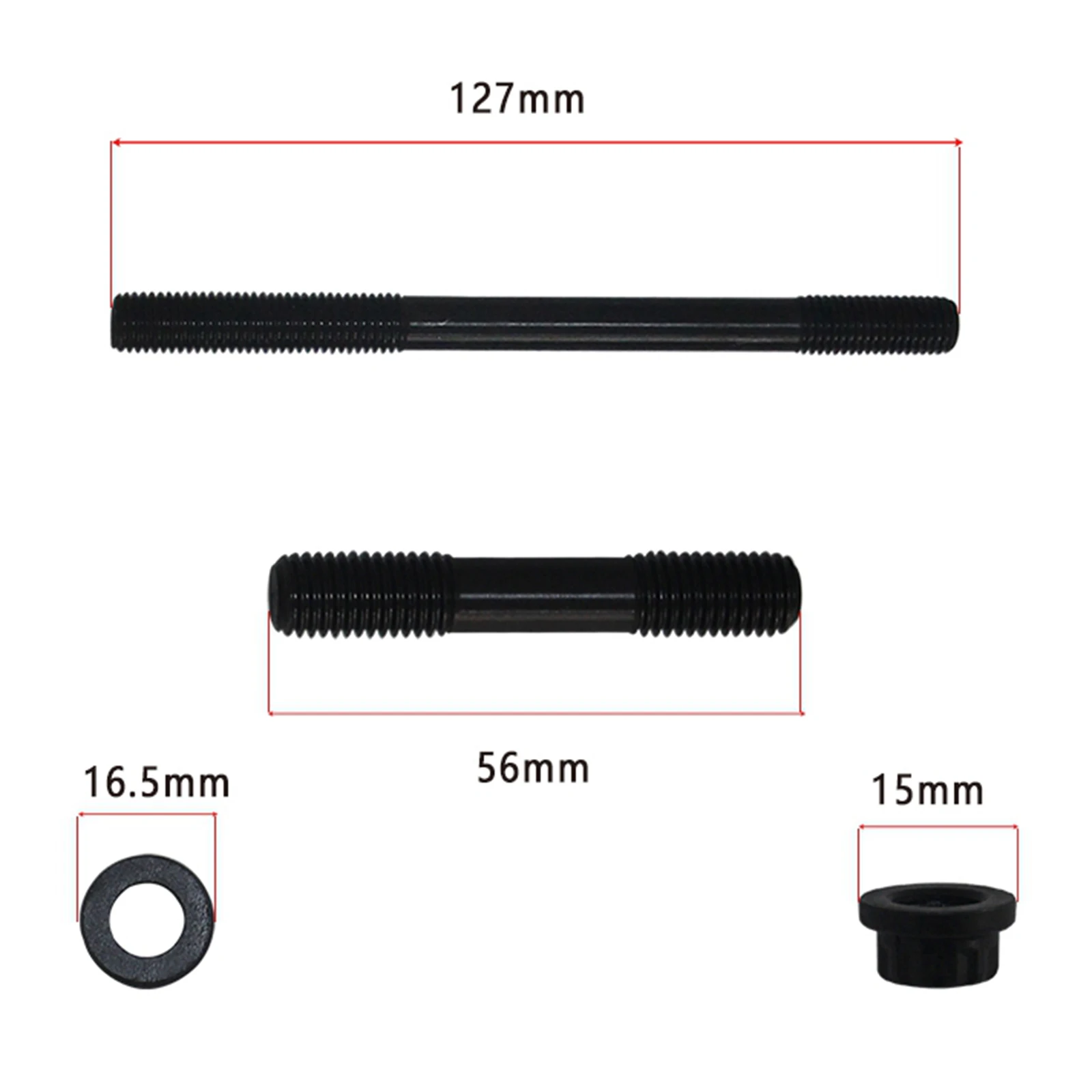 

Solid Metal Cylinder Head Studs Replace for Yamaha Raptor 660 2001- 2005