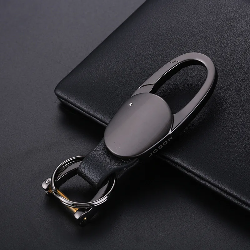 

2021 New Hot-Selling Horseshoe Buckle Car Keychain High-End Men's Metal Waist Hanging Jewelry Fashionable And Simple Key Ring