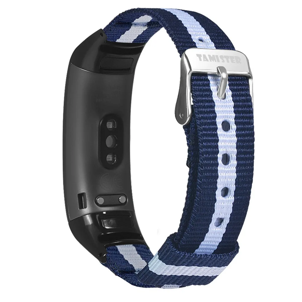 Kinganda Роскошные нейлоновые часы на ремешке для Huawei Honor Band 5/4 тканевые