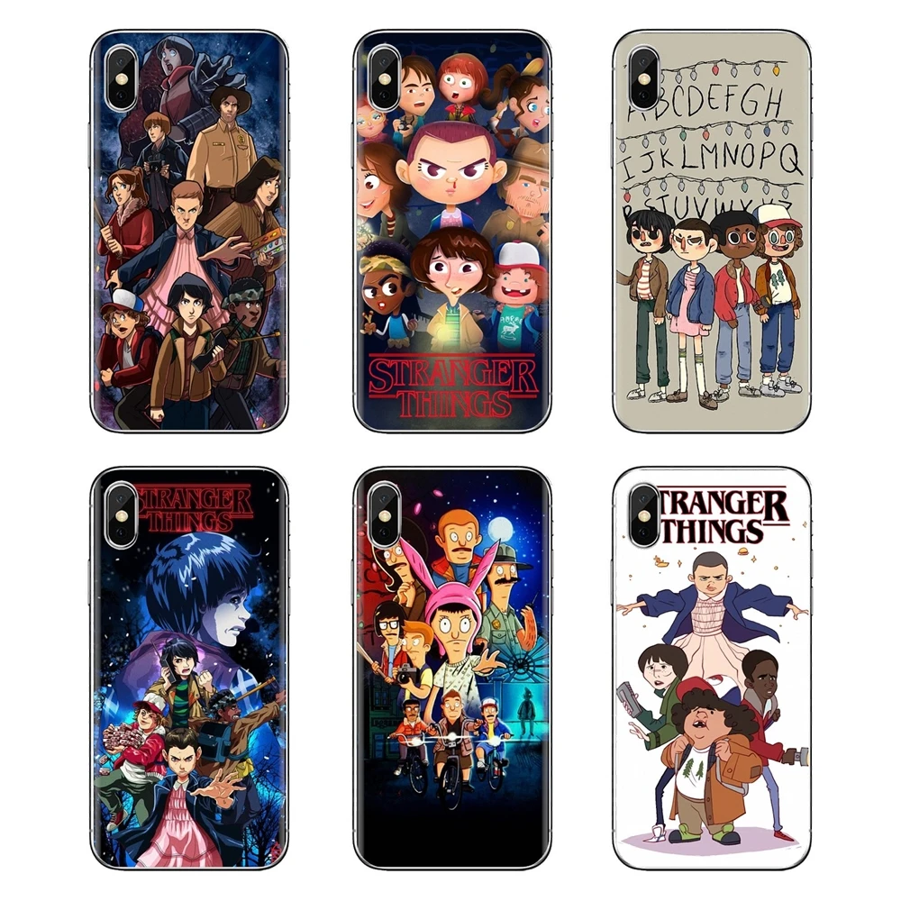 Soft Transparent Shell Cases For Xiaomi Redmi 4 3 3S Pro Mi3 Mi4 Mi4i Mi4C Mi5 Mi5S Mi Max Note 2 eleven stranger things art |