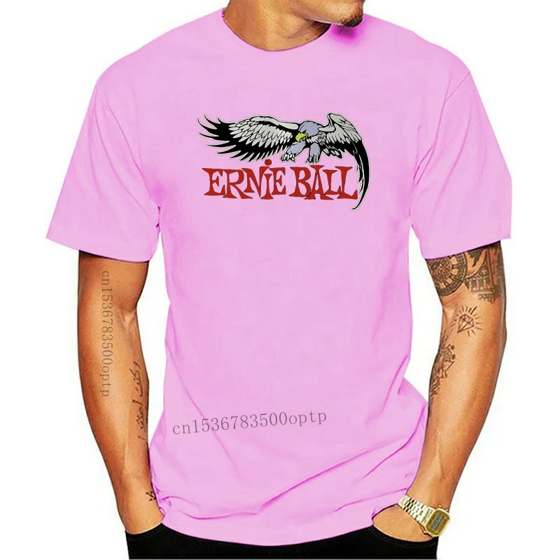 

Футболка Ernie Ball/Eagle Music Мужская, модная тенниска из хлопка, крутая майка с черными рукавами, Однотонная рубашка