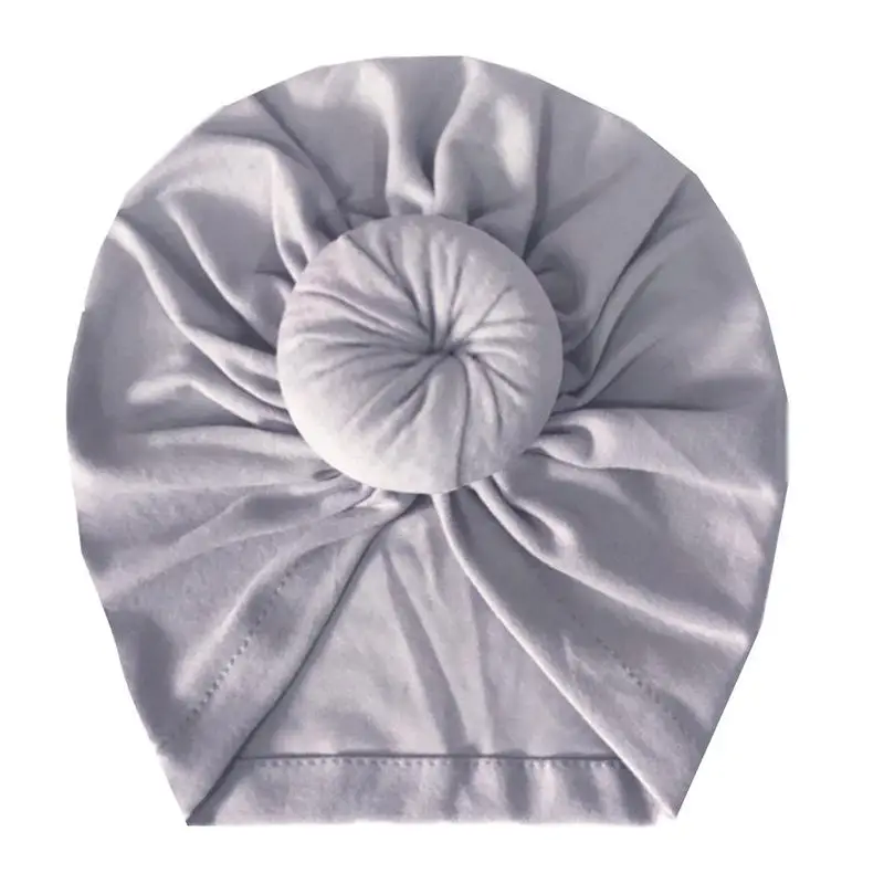 

Newborn Infant Toddler Baby Cap Cotton Tie Knot India Pure Hat Beanie Headwear Turban Bonnet