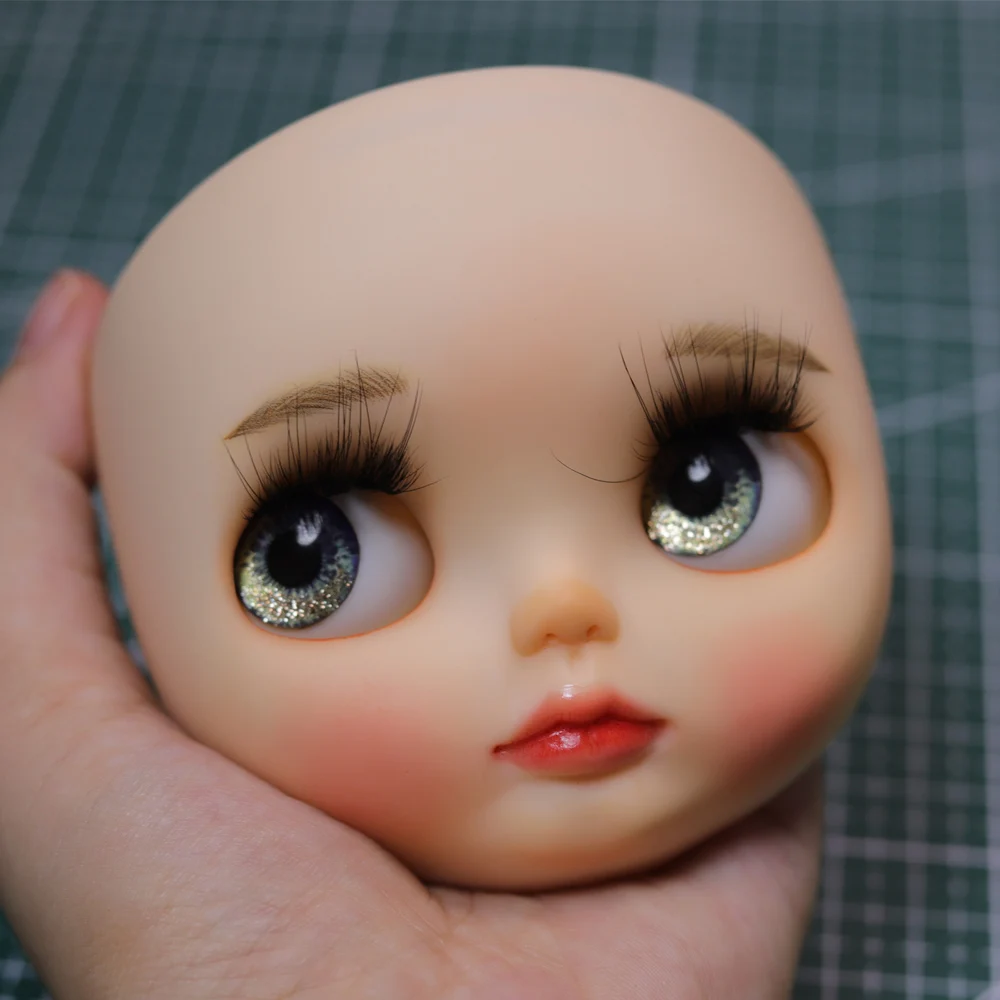 

Blyth Doll Face Plate for diy your blyth makeup Including Back Plate customization doll Nude blyth white skin 11.20.32