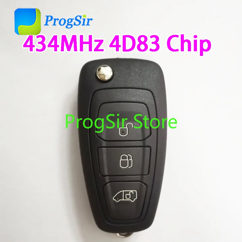 

3 Button 434MHz Remote Control Key For Ford Transit With 4D83 Chip