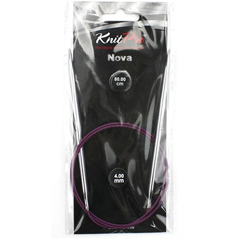 

Knitpro Nova Metal 80 cm Fixed Circular Needle