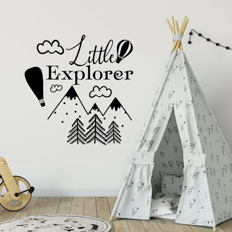 Наклейка на стену Little Explorer Виниловая наклейка для детской комнаты в лесу