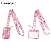 j2723 creative alpaca lanyard keychain lanyards for keys badge id mobile phone rope neck straps accessories gifts