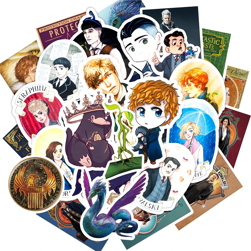 50 шт. в упаковке с фантастическими животными наклейки Набор для детский Багаж