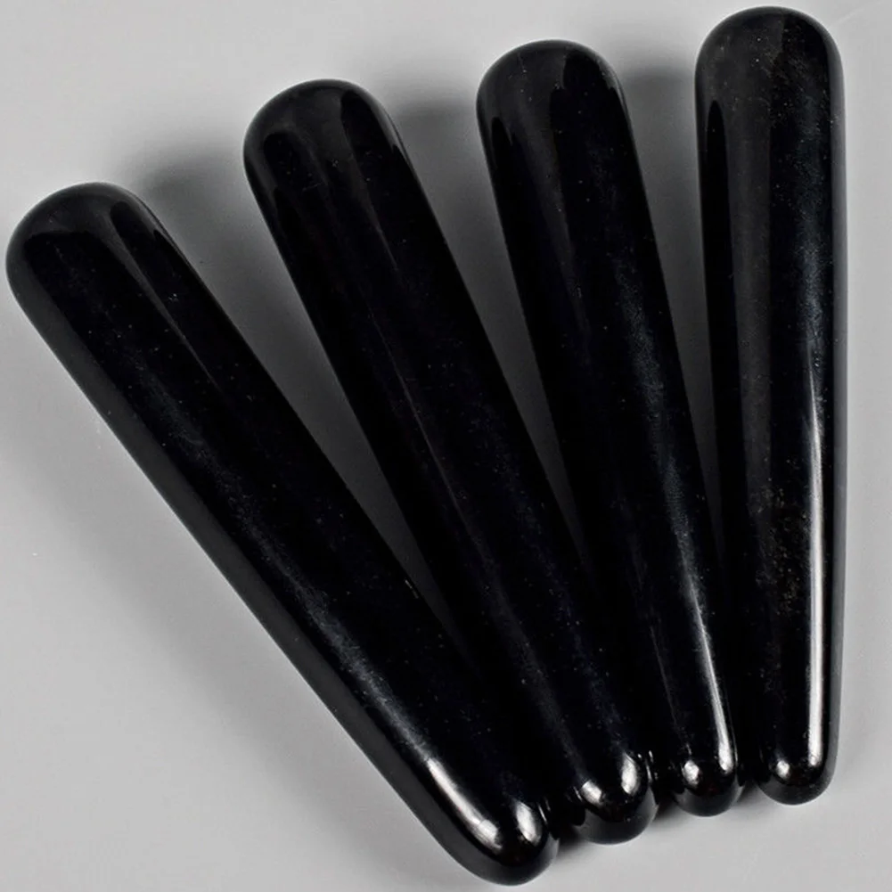 Fatigue Reduce Healing Circulation Improve Wands Natural Crystal Massage Stick Facial Handhold Stone Spiritual Growth |