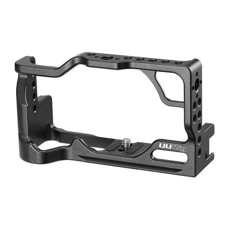 UURig камера клетка для Canon M6 Mark II защитный удлинитель корпус установка 1/4