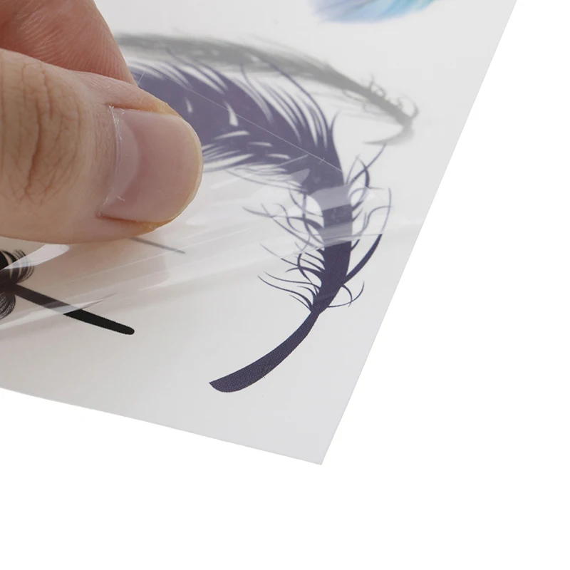 

1PCS Temporary Tattoos Sticker Women Body Art Tattoo Sticker 3D Butterfly Rose Flower Feather Tattoo Waterproof Halloween Gift