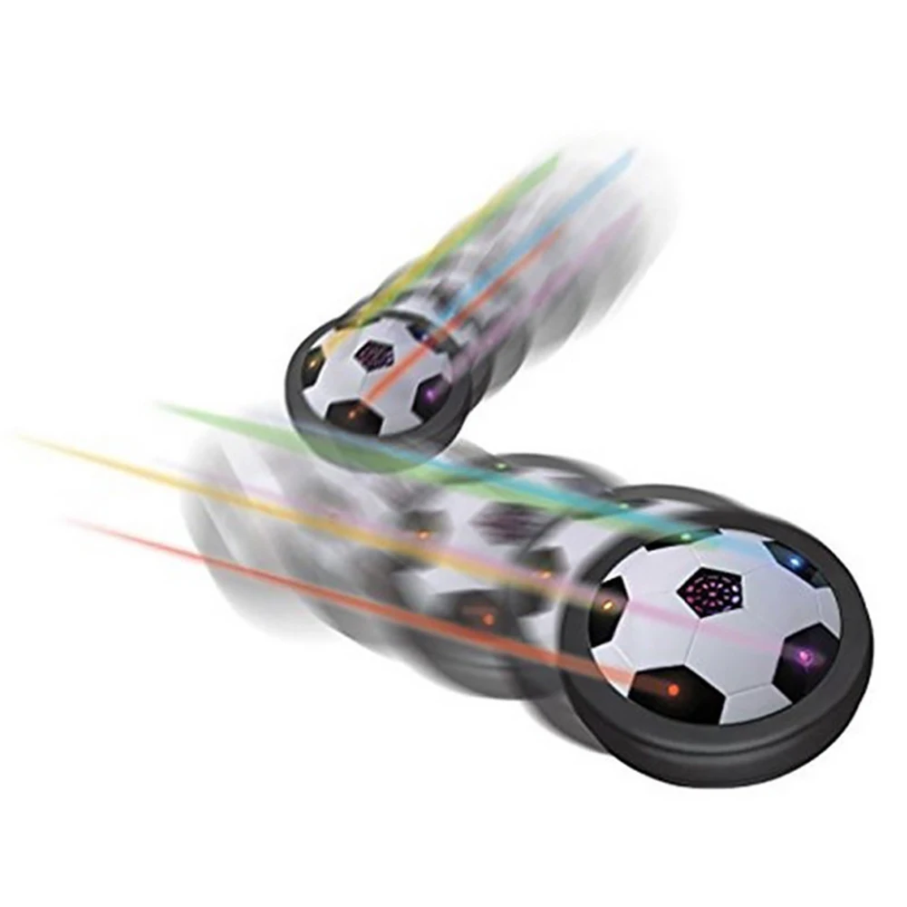 

Electric Colorful LED Hover Football Kids Indoor Floating Soccer Interactive Toy Gliding Multi-surface Hovering floor games