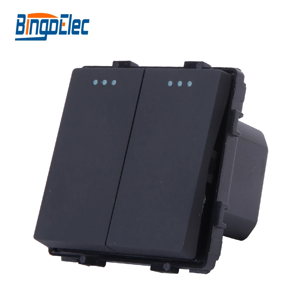 Bingoelec ЕС/Великобритания лидер продаж 2 х клавишный 1 ходовой настенный