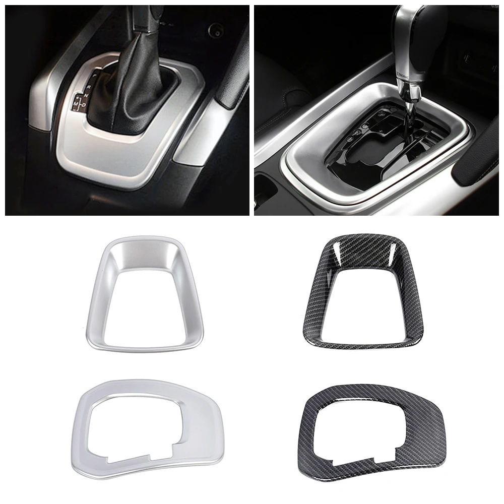

For Renault Kadjar 2015-2019 LHD AT Gearbox Gear Shift Panel Frame Trim ABS Car Interior Modify Carbon Fiber Color Refit