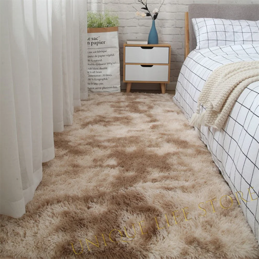 

Толстый ковер для гостиной, плюшевый ковер для детской комнаты, рандовые ковровые покрытия для окна, прикроватного столика, домашний декор, ...