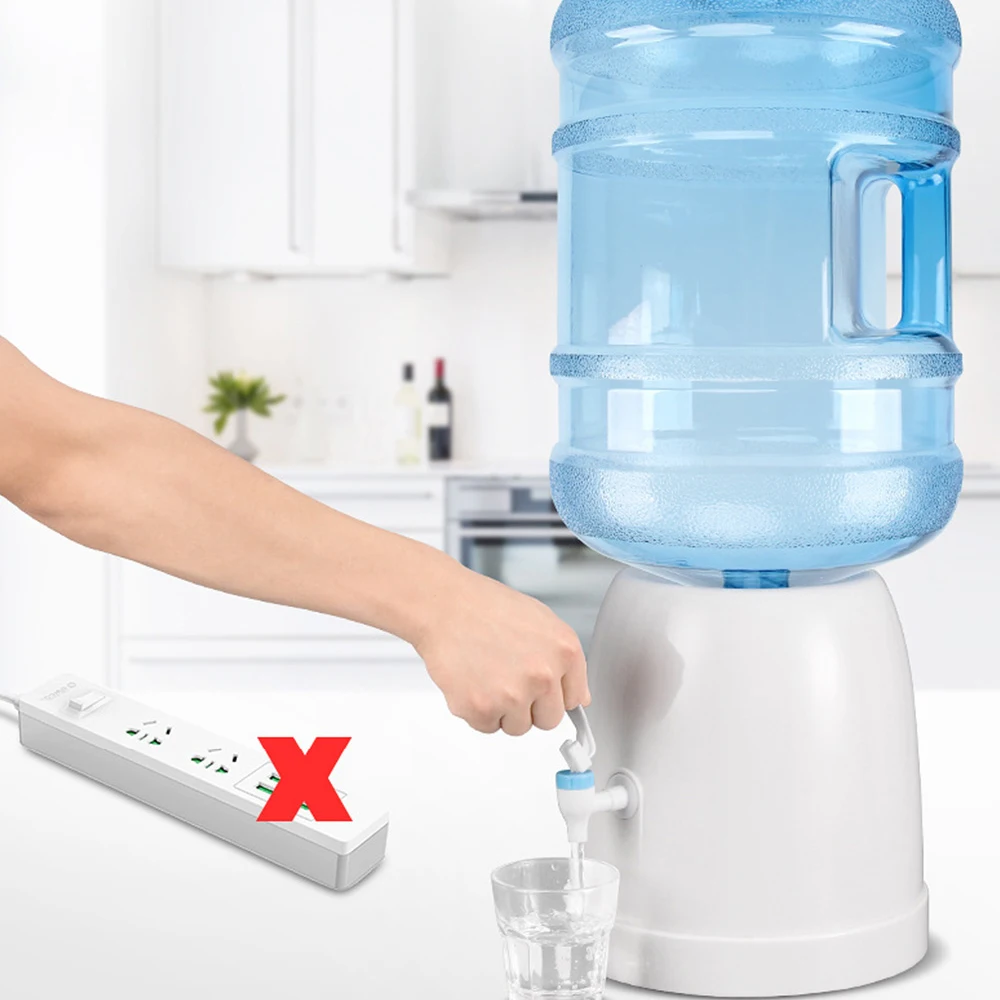 Простой поилка стабильный легкий бесшумный дизайн Настольный диспенсер для воды