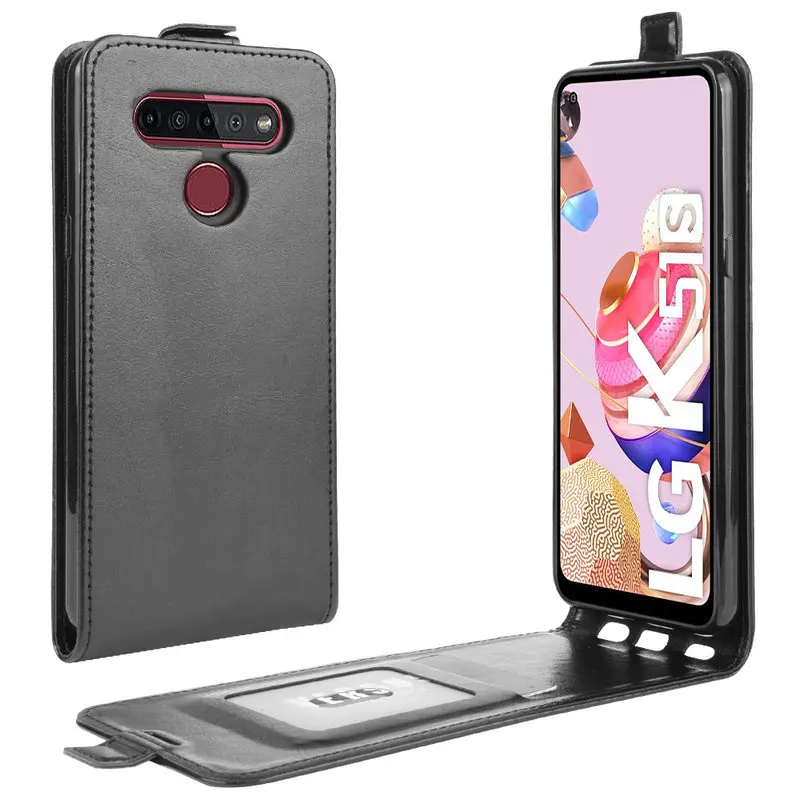 Кожаный флип чехол для LG K41S LM K410EMW K51S K510EMW бумажник футляр оболочка чехлы|Бамперы| |