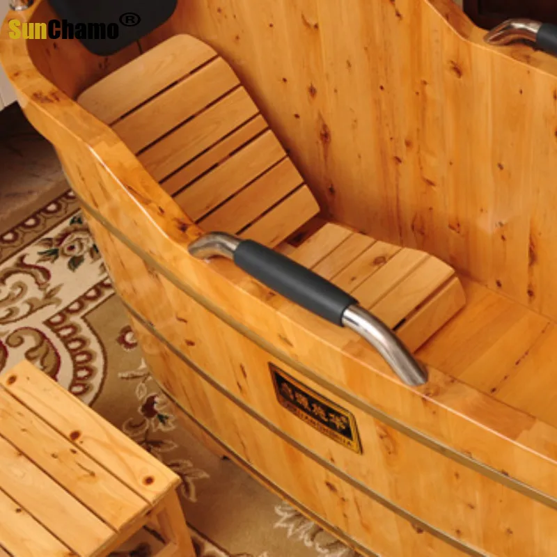 Высокое качество Cedar Barrel ванна безопасное сиденье для взрослых подушка душа из