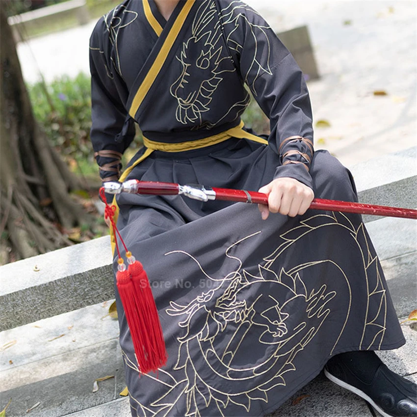 Кимоно мужской костюм самурая в японском стиле Yukata Haori женское платье