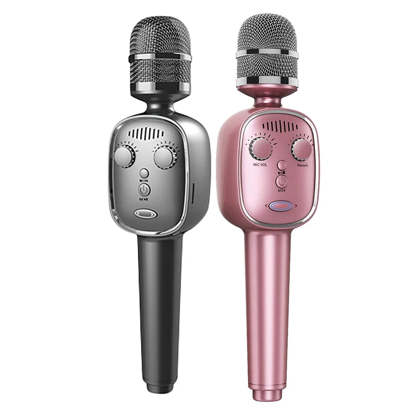 

Беспроводной микрофон для караоке Портативный ручной караоке Динамик, подарки на день рождения вечерние Динамик пение машина