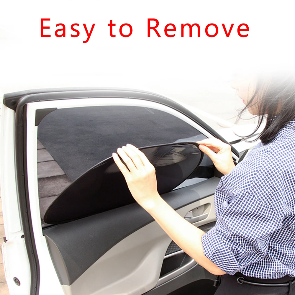 

2Pcs Sun shade Replacement Car Side Window Sun Shade Static Visor Sunscreen
