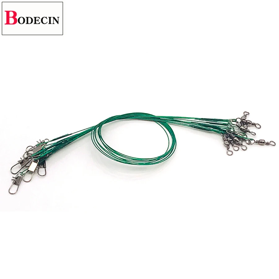 20 шт. рыболовные поводки из стальной проволоки с поводком|Рыболовные лески| |