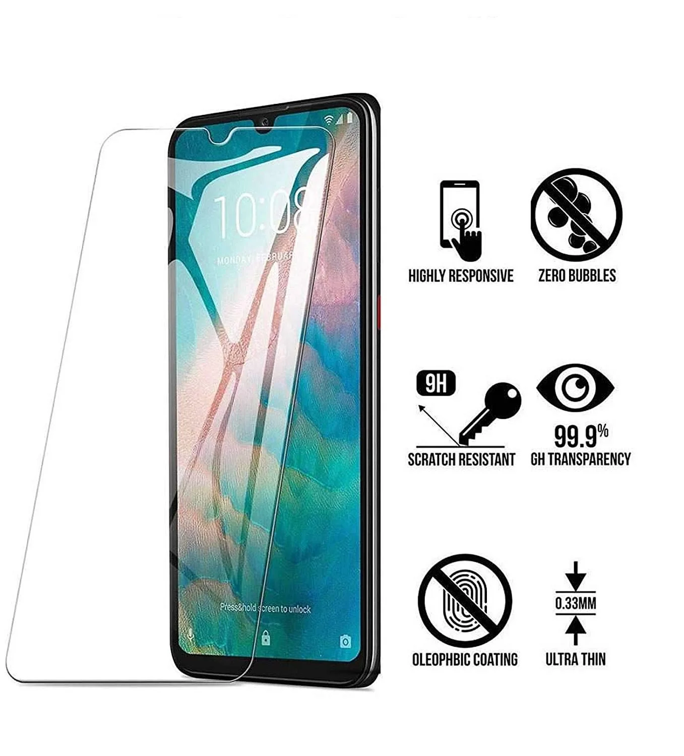 Закаленное стекло для ZTE Blade 10 A7 Prime Защитное экрана 2.5D 9H премиум BLADE A5 2020|Защитные