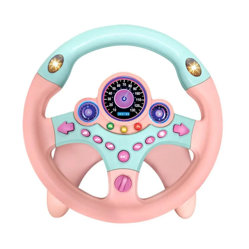 

Электрическая имитация товара с светильник кой, звуковая имитация рулевого колеса, Обучающие игрушки с базой для детей