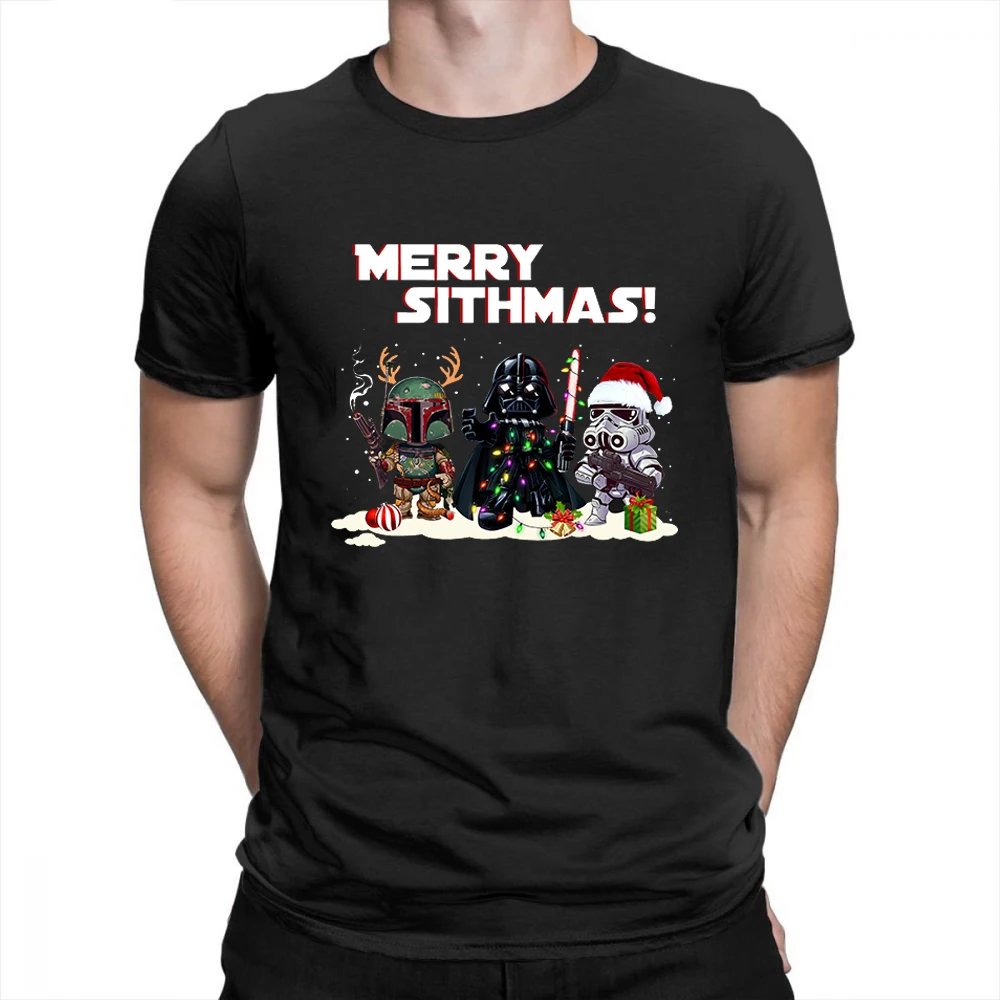 Футболка с надписью Star Wars Merry Sithmas Дартом Вейдером рождественским праздником