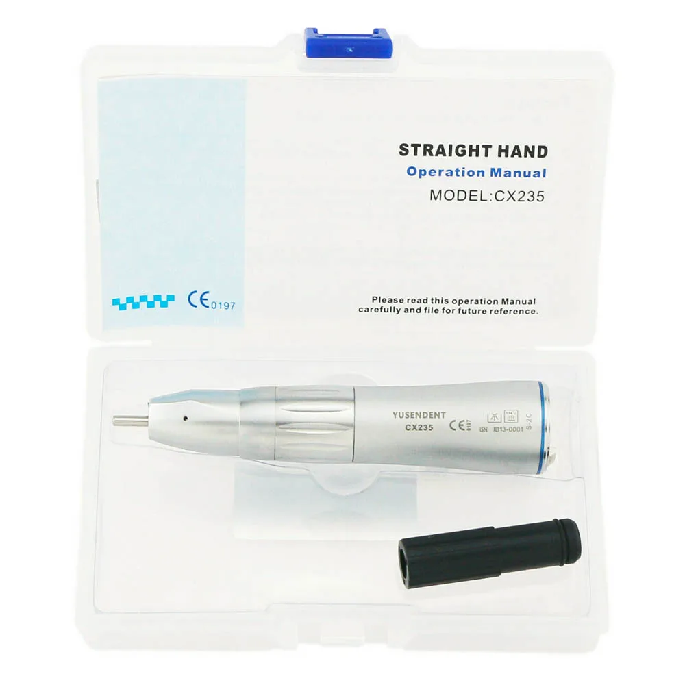 Dental Straight Nose Fiber Optic Inner Water Low Speed Handpiece Air Turbine CX235-2C COXO/YUSENDENT | Красота и здоровье