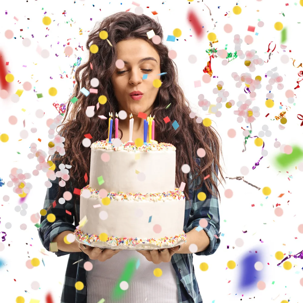 

5pcs Handheld String Confetti Tubes Wedding Confetti Decoration Supplies(11cm)