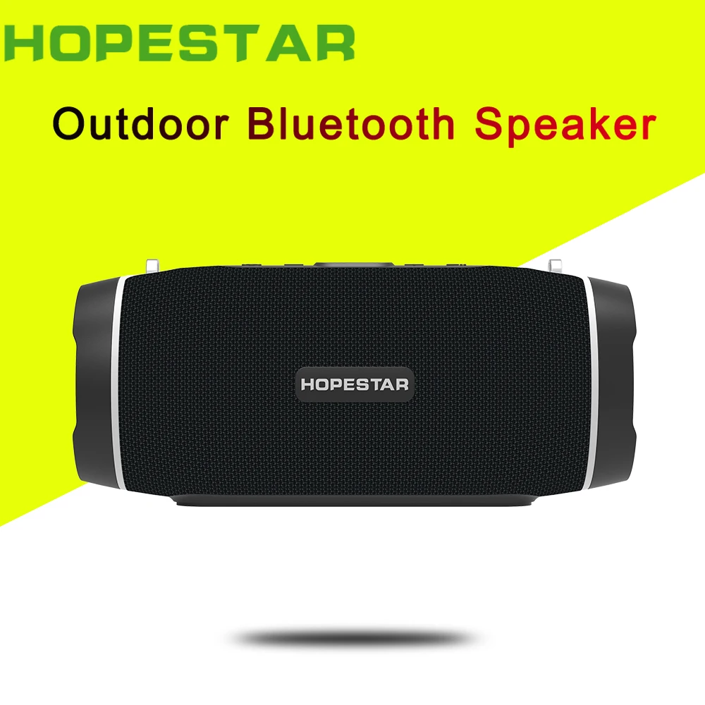 

Оригинальная портативная Bluetooth-Колонка HOPESTAR H45Part, Беспроводная музыкальная Колонка для компьютера, поддержка FM-радио, USB-зарядка 5