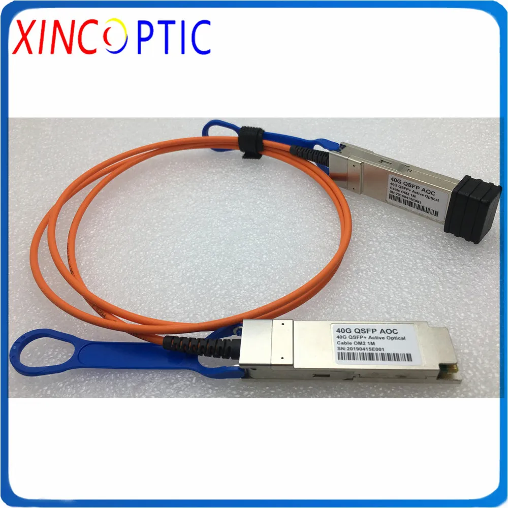 Бесплатная доставка 40G QSFP AOC кабель + к 1 м 2 3 5 7 10 SFP волоконно оптический Модуль OM2