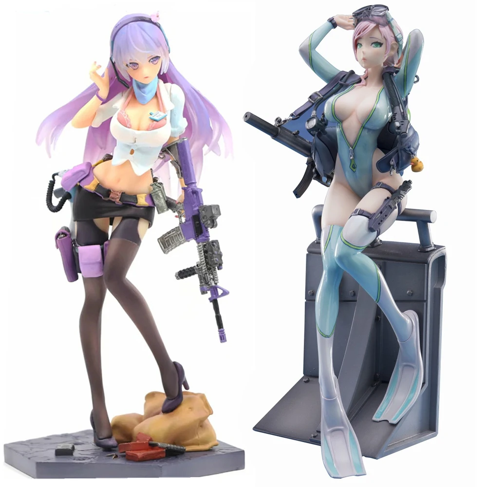 

Anime DAMTOYS After-School Arena All-Rounder ELF Bullseye Orcus Froggirl Aegir PVC Action Figure Toy Game Statue Model Doll Gift