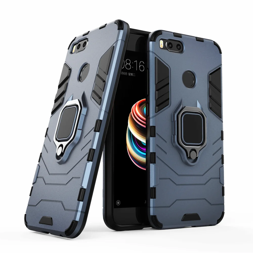 Чехол для телефона с кольцом на палец Xiaomi Mi 5X A1 Магнитный защитный чехол Xiomi MI5X MIA1 5