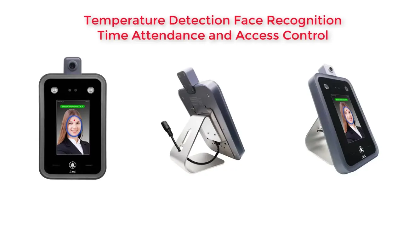 

HFSecurity RA06T Face Recognition Body Temperature Measuring Thermal Scanner with Staff Time Attendance System