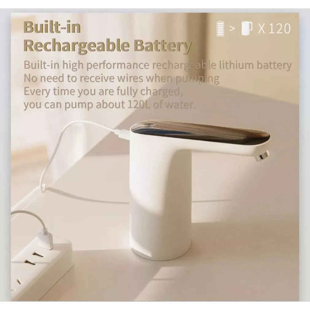 

Automatic USB Mini Touch Switch Water Pump Wireless Rechargeable Electric Dispenser Water Pump With USB Cable