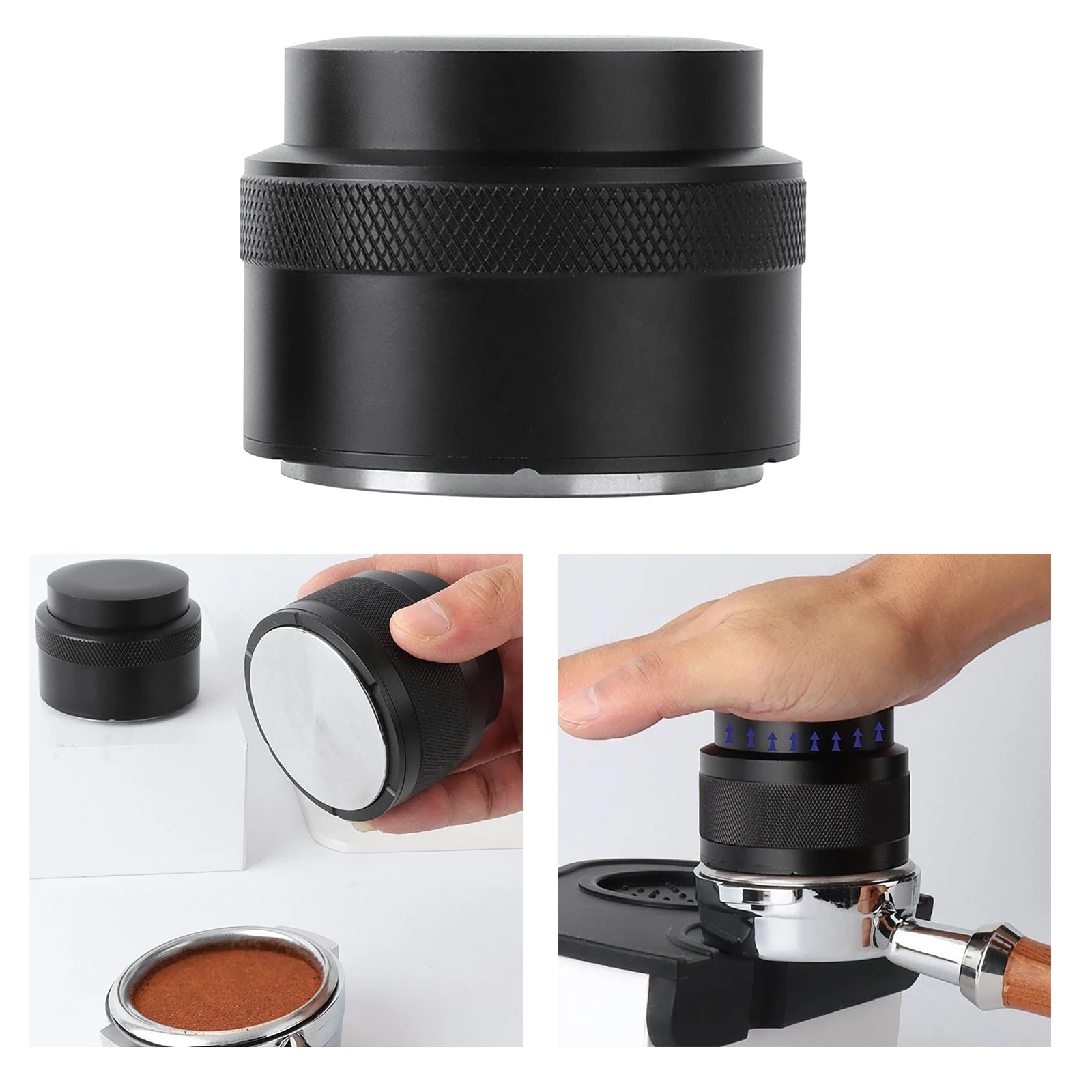 

51mm/53mm/58mm 304 Stainless Steel Coffee Tamper Base Barista Espresso Coffee Press Coffee Powder Hammer Espresso Tamper
