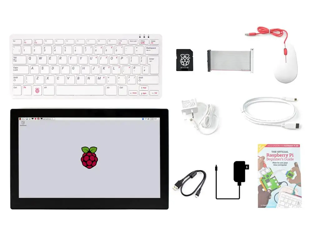 Raspberry Pi 400 комплект с 13 3 дюйма HDMI сенсорный Дисплей американская версия получать