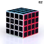 Qiyi 4x4x4 магический куб из углеродного волокна 2x2x2 3x3 скоростной куб 5x5x5 скошенный КВ-1 пирамидный куб для детей развивающие игрушки для мозга
