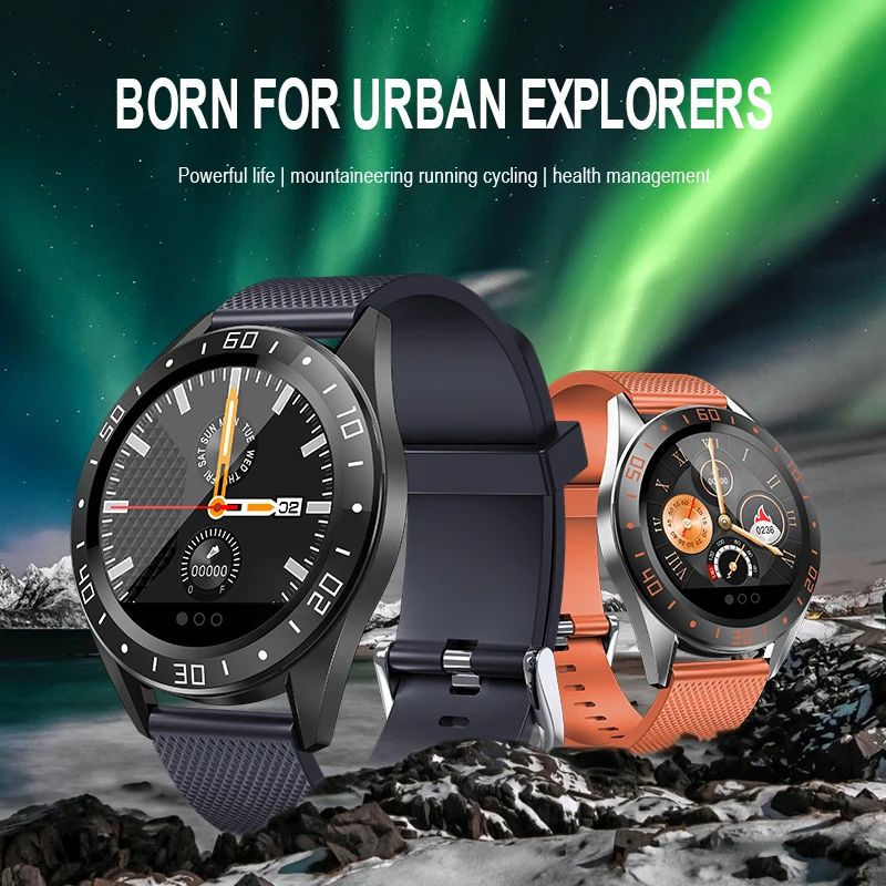 

Akll Saat GT105 Smart Watch Men IP67 Waterproof 4 UI Face 1.2 Inch Heart Rate Blood Pressure Call Message Remind Smartwatch