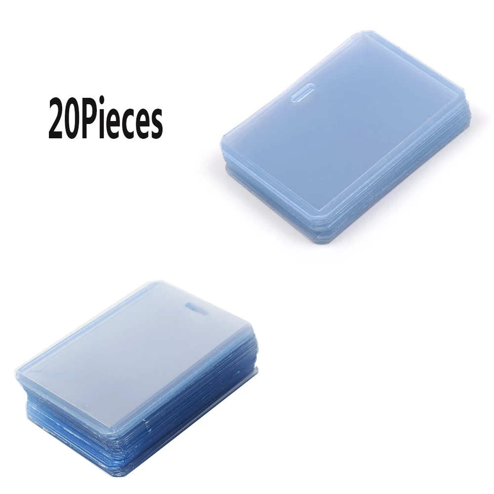 Упаковка из 20 водонепроницаемых жестких пластиковых бейджей ПВХ для делового