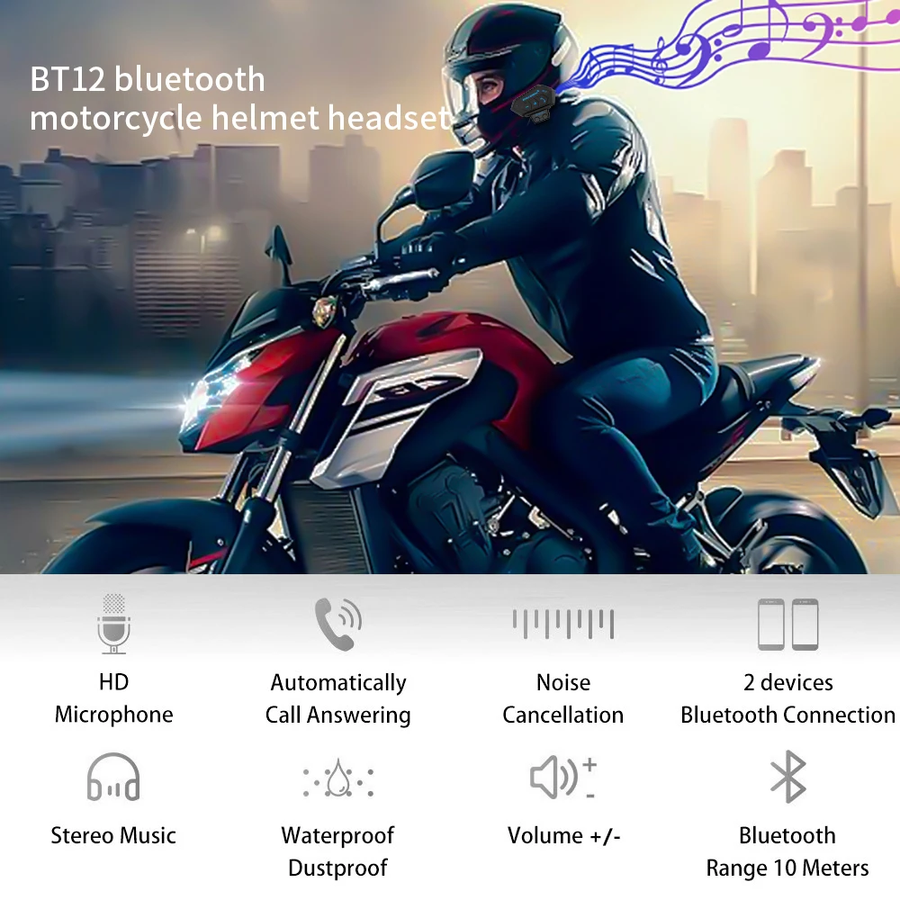 Bluetooth-гарнитура Kebidu Водонепроницаемая с поддержкой Bluetooth 5 0 2 телефонами - купить
