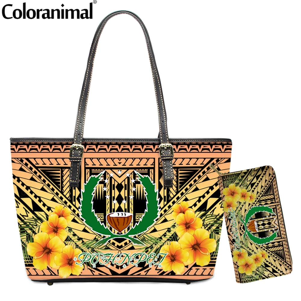 Coloranimal Мода для женщин комплект из 2 предметов: сумка &amp кошелек Понпеи