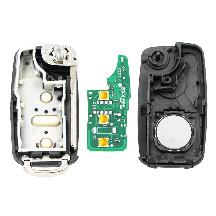 Сменная система MQB умный модифицированный складной дистанционный ключ с 3