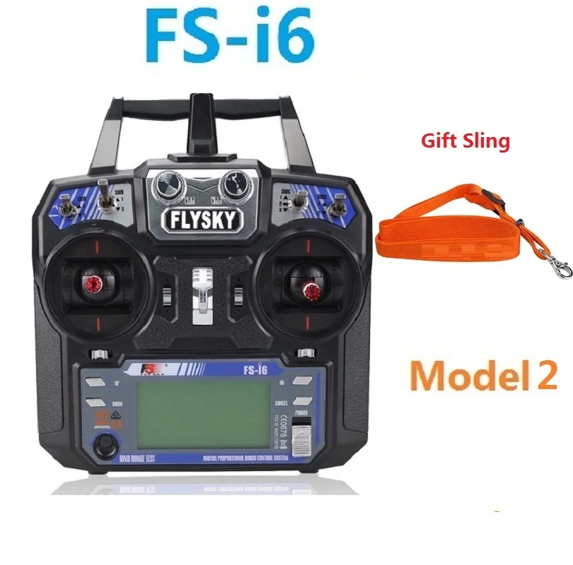 FS-I6 NO receiver FS Flysky I6 FS-i6 2,4G 6ch передатчик RC контроллер с iA6B X6B A8S IA6 iA10B приемник для самолета Heli UAV лодка - Цвет: FS-I6 NO receiver