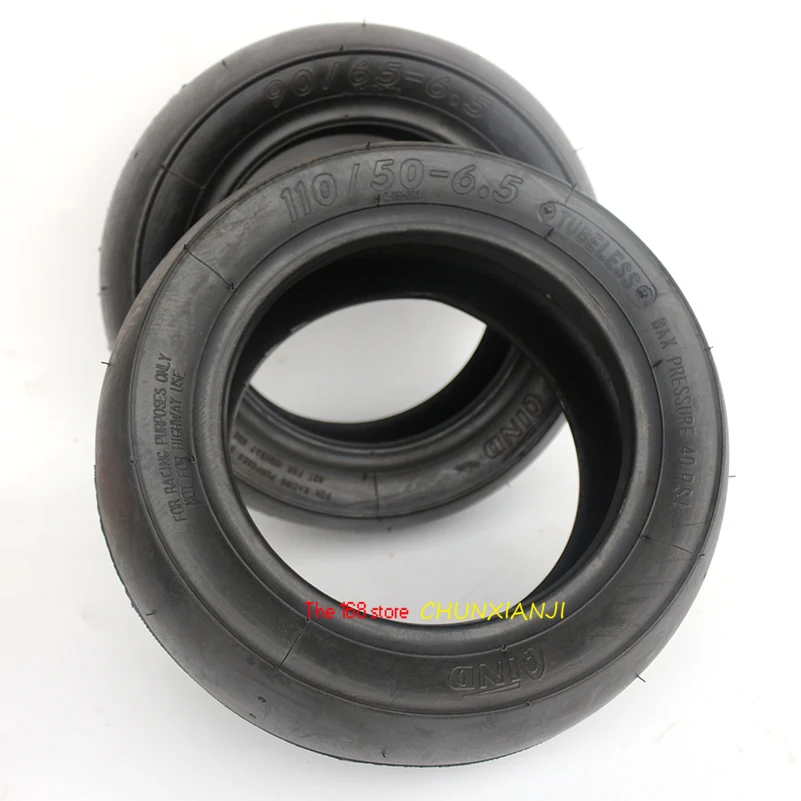 

110/50-6.5 Highway Slick Tire Tubeless Vacuum tyres90/65-6.5 For Scooter Mini Pocket Bike Tire 38/47/49/50CC MTA1, MTA2,MTA4