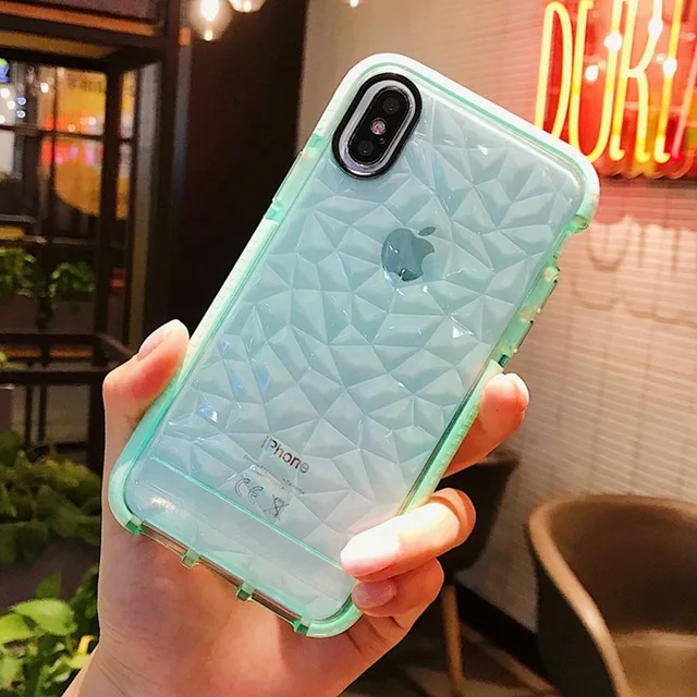 Green Двухслойный супер противоударный силиконовый чехол для IPhone 11 Pro MAX 7 8 6 6S Plus 5S SE X XS Max XR уплотненный мягкий чехол двух цветов - Цвет: Green